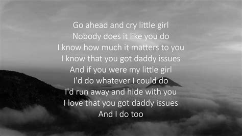 daddy issues lyrics|daddy issues letra.